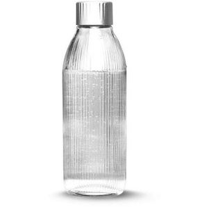 mysoda Wassersprudler-Flasche Glasflasche für Glassy Kollektion, Transparent, Glas, 1 L, 28 cm, Küchengeräte, Wasseraufbereitung, Wassersprudler