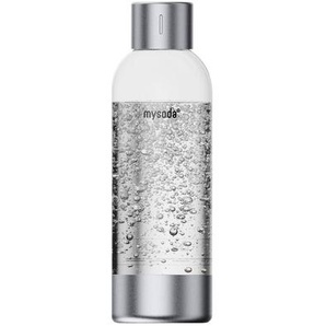 mysoda Wassersprudler-Flasche Premium, Silber, Metall, Kunststoff, 1 L, 26.7 cm, Küchengeräte, Wasseraufbereitung, Wassersprudler