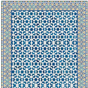 MYSPOTTI Spritzschutz fresh Enrico Spritzschutzwände 100 x 255 cm Gr. B/H: 100 cmx255 cm, blau Küchendekoration Spritzschutzwände