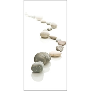 MYSPOTTI Spritzschutz fresh Stone Path Spritzschutzwände 100 x 210 cm Gr. B/H: 100 cmx210 cm, beige (natur) Küchendekoration Spritzschutzwände