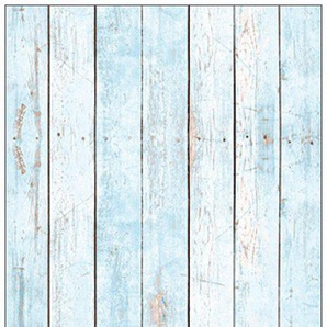 MySpotti Spritzschutz fresh Wood Light Blue, 100 x 210 cm