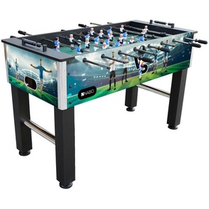 Nabo Kickertisch, Mehrfarbig, 136.5x86x65 cm, Kantenschutz, Torzähler manuell, seitlicher Balleinwurf, Freizeit, Sport & Fitness, Spieltische