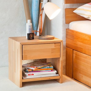 Nachtkommode AresWood 40 x 40 x 33cm Braun/Kernbuche geölt