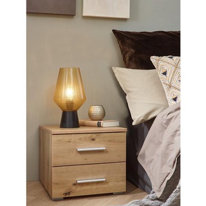 Nachtkommode II 2er-Set 40 x 36 x 40cm 2 Braun/Eiche Artisan Dekor