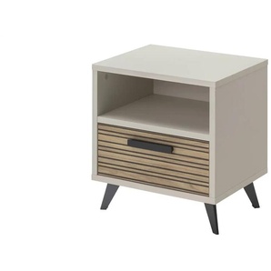 Nachtkommode  Bjarne ¦ beige ¦ Maße (cm): B: 50,4 H: 55,5 T: 40.5