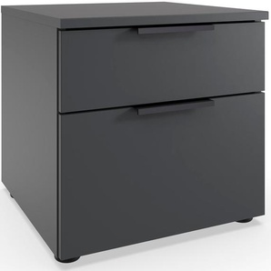 Nachtkommode FRESH TO GO fresh to go level36 A Sideboards Gr. B/H/T: 41 cm x 39 cm x 41 cm, 2, grau (graphit) Nachtkonsolen und Nachtkommoden 2 Schubladen mit soft-close Funktion