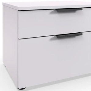 Nachtkommode FRESH TO GO Level Sideboards Gr. B/H/T: 54 cm x 39 cm x 41 cm, 2, weiß Nachtkonsolen und Nachtkommoden 2 Schubladen mit soft-close Funktion, 54cm breit, 39cm hoch