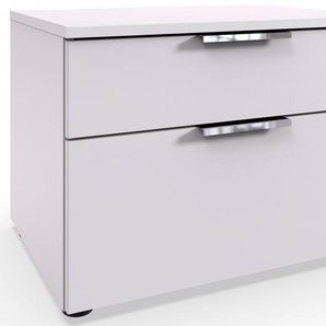 Nachtkommode FRESH TO GO Level Sideboards Gr. B/H/T: 54 cm x 39 cm x 41 cm, 2, weiß Nachtkonsolen und Nachtkommoden 2 Schubladen mit soft-close Funktion, 54cm breit, 39cm hoch