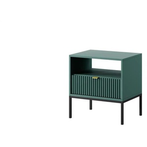Nachtkommode Nova ¦ grün ¦ Maße (cm): B: 54 H: 56