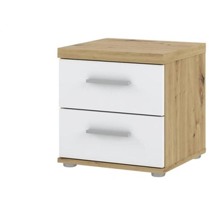 Nachtkommode - holzfarben - Materialmix - 37,6 cm - 38,6 cm - cm 34,7 | Möbel Kraft