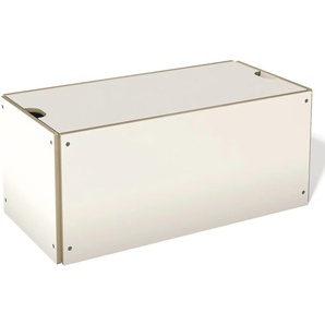 Nachtkommode MÜLLER SMALL LIVING Bettkasten KLASSIK Sideboards Gr. B/H/T: 103 cm x 40 cm x 47 cm, 1, weiß (weiß lackiert) Nachtkonsolen und Nachtkommoden