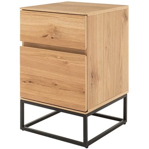 Nachtkommode mit 1 Tür 38 x 60 x 40cm Braun