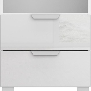 Nachtkommode RAUCH Orias Sideboards Gr. B/H/T: 47 cm x 62 cm x 42 cm, 2, weiß (weiß, hochglanz weiß) Nachtkonsolen und Nachtkommoden