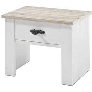 Nachtkommode  Roble ¦ weiß ¦ Maße (cm): B: 58 H: 45