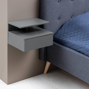 Nachtkommode Ronkeli 35 x 23 x 32cm Grau/Grau