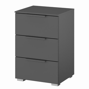 Nachtkommode x3 40cm Grau/Graphit Korpusfarbe