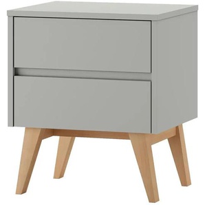 Nachtkommode Swing - grau - Materialmix - 50,4 cm - 58,8 cm - cm 42,4 | Möbel Kraft