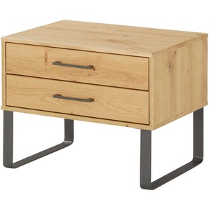 Woodford Nachtkommode teilmassiv Smilla ¦ holzfarben ¦ Maße (cm): B: 60 H: 48 T: 43.0