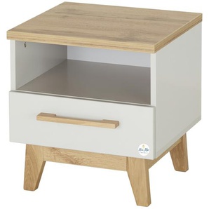Mia & Mo Nachtkommode  Tilda  ¦ grau ¦ Maße (cm): B: 45 H: 48 T: 41.0
