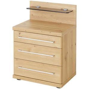 Nachtkommode  Vivia ¦ holzfarben ¦ Maße (cm): B: 50 H: 52 T: 36.0