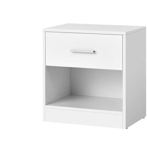 Nachtkommode   ¦ weiß ¦ Maße (cm): B: 39 H: 41