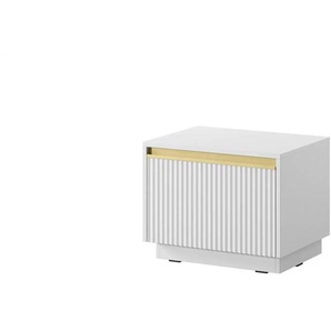 Nachtkommode  Roy ¦ weiß ¦ Maße (cm): B: 53,6 H: 42