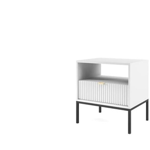 Nachtkommode  Nova ¦ weiß ¦ Maße (cm): B: 54 H: 56