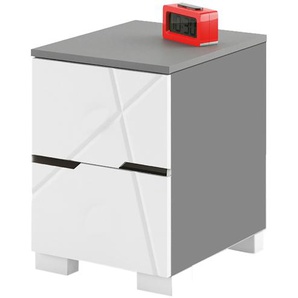 Nachtkommode  X Grey ¦ grau ¦ Maße (cm): B: 40,4 H: 55,8 T: 50,5
