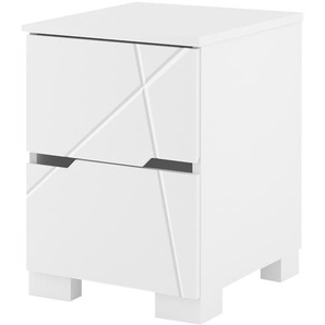 Nachtkommode  X White ¦ weiß ¦ Maße (cm): B: 40,4 H: 55,8 T: 50,5