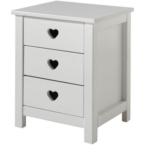 Nachtkonsole Amori  MDF Weiß
