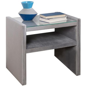 Nachttisch Sancho in grau, Breite ca. 58 cm