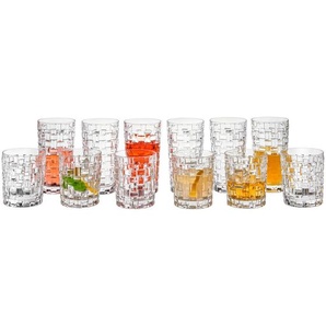 Nachtmann Gläserset Bossa Nova, Klar, Glas, 12-teilig, Grüner Punkt, Made in Germany, Essen & Trinken, Gläser, Gläser-Sets