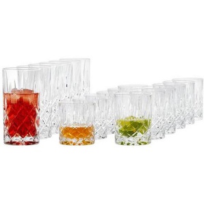 Nachtmann Gläserset Noblesse, Klar, Glas, 18-teilig, Grüner Punkt, Made in Germany, Essen & Trinken, Gläser, Gläser-Sets