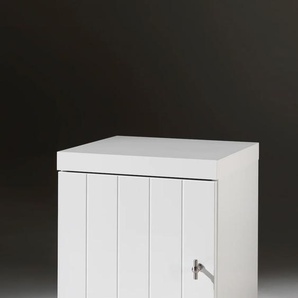 Nachtschrank VIPACK Schränke Gr. B/H/T: 44 cm x 55 cm x 40 cm, weiß Nachtschränke Nachtkonsole rechts oder links anstellbar, mit 1 Drehtür, Ausf. Weiß