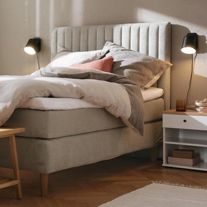 Nachttisch »Bekeson« - schwarz - Holz -