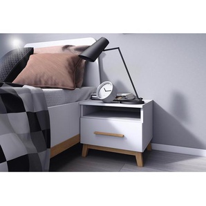 Nachttisch 2er-Set 47 x 41 x 42cm Weiß