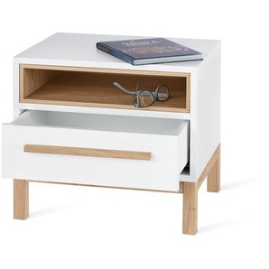 Nachttisch »Eklund« mit Schublade - braun - Holz -