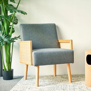 Nachttisch HOME AFFAIRE Tische Gr. B/H/T: 40 cm x 45 cm x 40 cm, MDF mit Kork, beige (natur, natur, natur) Nachtkonsolen und Nachtkommoden mit offenem Ablagefach