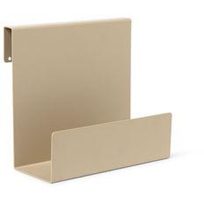Nachttisch  metall beige / Für Sill Kinderbett - Stahl / L 20 x Tiefe 11 cm - Ferm Living - Beige