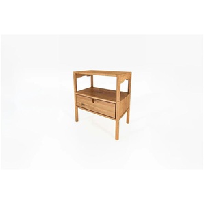 Nachttisch mit 1 Fach  1 Schub   ¦ holzfarben ¦ Maße (cm): B: 60 H: 64