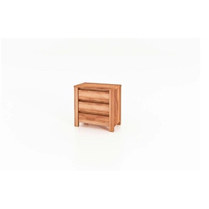Nachttisch mit 3 Schüben   ¦ holzfarben ¦ Maße (cm): B: 51 H: 51