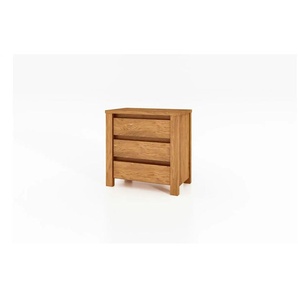 Nachttisch mit 3 Schüben   ¦ holzfarben ¦ Maße (cm): B: 51 H: 51