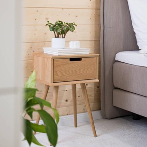 Nachttisch Mitrana 40 x 61 x 30cm Braun/Eiche