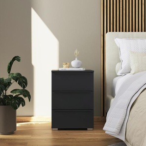 Nachttisch »Monostar« - grau - Holz -