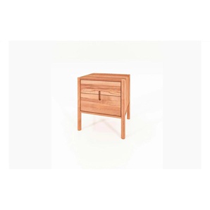 Nachttisch niedrig 2 Schübe   ¦ holzfarben ¦ Maße (cm): B: 60 H: 64