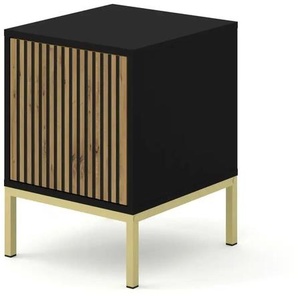 Nachttisch   ¦ schwarz ¦ Maße (cm): B: 40 H: 55