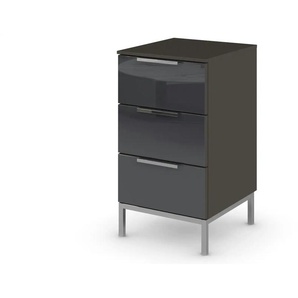 Nachttisch  Flipp ¦ schwarz ¦ Maße (cm): B: 40 H: 72