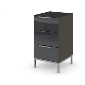 Nachttisch  Frome ¦ schwarz ¦ Maße (cm): B: 40 H: 72