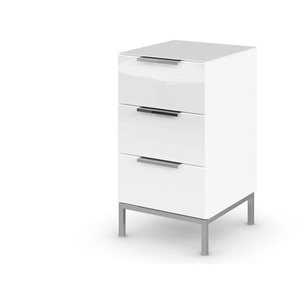 Nachttisch  Frome ¦ weiß ¦ Maße (cm): B: 40 H: 72