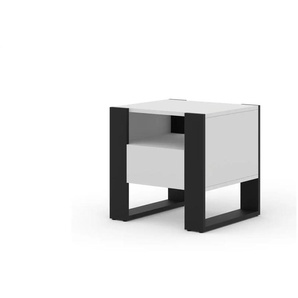 Nachttisch   ¦ weiß ¦ Maße (cm): B: 48 H: 47,5